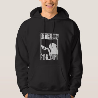 Franse Bulldog Best Friends for Life French Hoodie