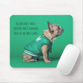 Franse Bulldog Best Quote Persoonlijke naam Muismat (Met muis)