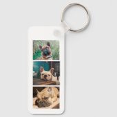 Franse Bulldog...Beste mam met dubbele zegen Sleutelhanger (Achterkant)