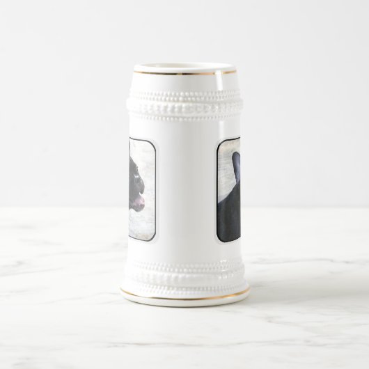 Franse Bulldog bier stein Bierpul (Center)