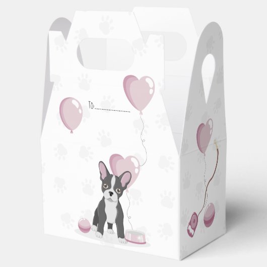 Franse Bulldog Birthday Bedankdoosjes (Geopend)