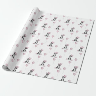 Franse Bulldog Birthday Cadeaupapier