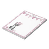 Franse Bulldog Birthday Notitieblok (Linkerzijde)