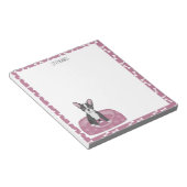 Franse Bulldog Birthday Notitieblok (Schuin)