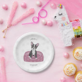 Franse Bulldog Birthday Papieren Bordje (Feest)