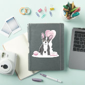Franse Bulldog Birthday Sticker (iPad Cover)