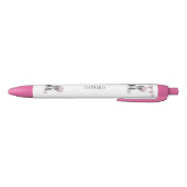 Franse Bulldog Birthday Zwarte Inkt Pen (Bodem)