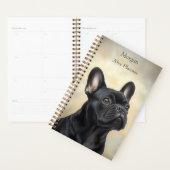 Franse Bulldog Black Frenchie Portret Persoonlijk Planner (Display)