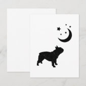 Franse Bulldog Black Silhouette (Voorkant / Achterkant)