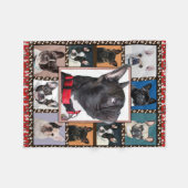 Franse Bulldog Blanket, Franse Bulldog Throw Fleece Deken (Voorkant (Horizontaal))