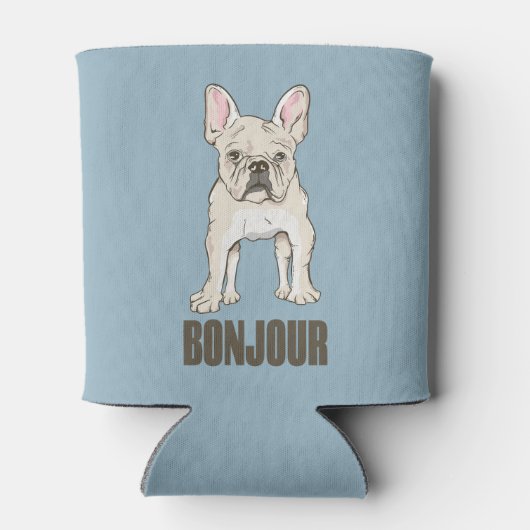 Franse Bulldog Bonjour Blikjeskoeler (Achterkant)