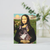 Franse Bulldog (br10) - Mona Lisa Briefkaart (Staand voorkant)