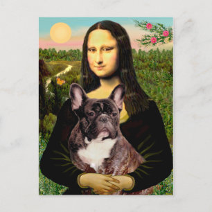 Franse Bulldog (br10) - Mona Lisa Briefkaart