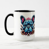 Franse Bulldog Brie Cool Quote Mok (Links)