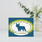 Franse Bulldog Briefkaart (Staand voorkant)