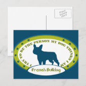 Franse Bulldog Briefkaart (Voorkant / Achterkant)