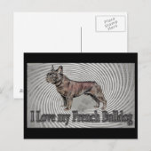 Franse Bulldog Briefkaart (Voorkant / Achterkant)