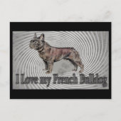 Franse Bulldog Briefkaart (Voorkant)
