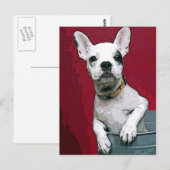 Franse Bulldog Briefkaart (Voorkant / Achterkant)