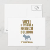 Franse Bulldog Briefkaart (Voorkant / Achterkant)