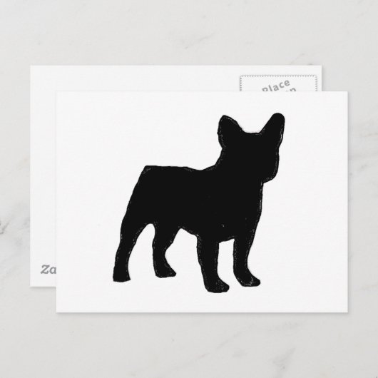 franse bulldog briefkaart (Voorkant / Achterkant)