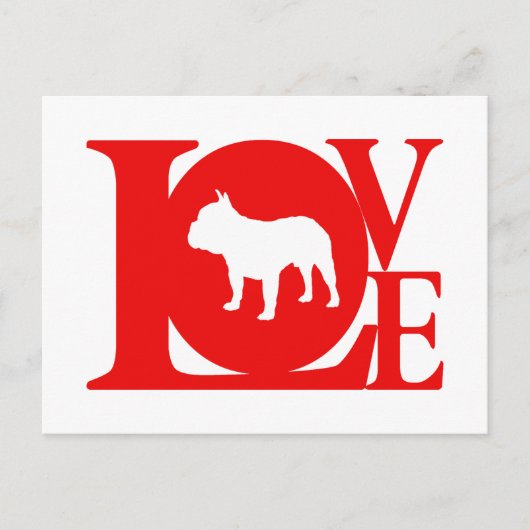 Franse Bulldog Briefkaart (Voorkant)