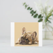 Franse Bulldog Briefkaart (Staand voorkant)