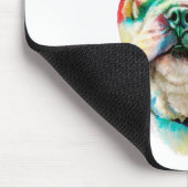 Franse Bulldog Bright Bust Muismat (Hoek)