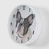 Franse Bulldog (Brindle Pied) - Schilderen - Dog A (Hoek)