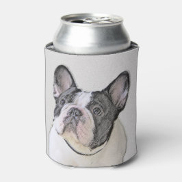 Franse Bulldog (Brindle Pied) - Schilderen - Dog A Blikjeskoeler