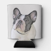 Franse Bulldog (Brindle Pied) - Schilderen - Dog A Blikjeskoeler (Achterkant)