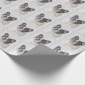 Franse Bulldog (Brindle Pied) - Schilderen - Dog A Cadeaupapier (Hoek)