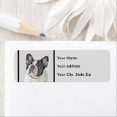 Franse Bulldog (Brindle Pied) - Schilderen - Dog A Etiket (Insitu)