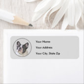 Franse Bulldog (Brindle Pied) - Schilderen - Dog A Etiket (Insitu)