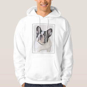 Franse Bulldog (Brindle Pied) - Schilderen - Dog A Hoodie