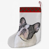 Franse Bulldog (Brindle Pied) - Schilderen - Dog A Kleine Kerstsok (Achterkant)