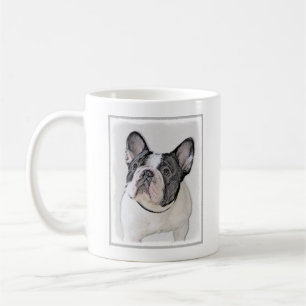 Franse Bulldog (Brindle Pied) - Schilderen - Dog A Koffiemok