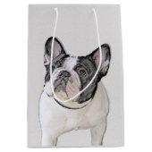 Franse Bulldog (Brindle Pied) - Schilderen - Dog A Medium Cadeauzakje (Voorkant)