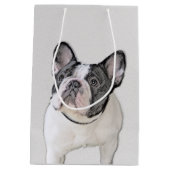 Franse Bulldog (Brindle Pied) - Schilderen - Dog A Medium Cadeauzakje (Achterkant)