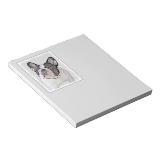 Franse Bulldog (Brindle Pied) - Schilderen - Dog A Notitieblok (Schuin)