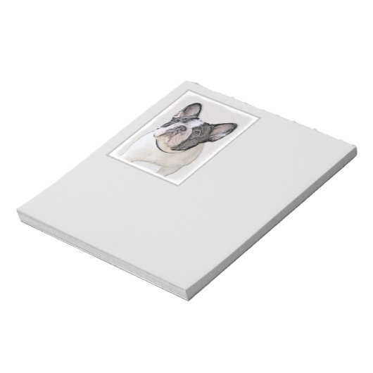 Franse Bulldog (Brindle Pied) - Schilderen - Dog A Notitieblok (Linkerzijde)