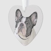 Franse Bulldog (Brindle Pied) - Schilderen - Dog A Ornament (voorkant)