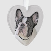 Franse Bulldog (Brindle Pied) - Schilderen - Dog A Ornament (voorkant)
