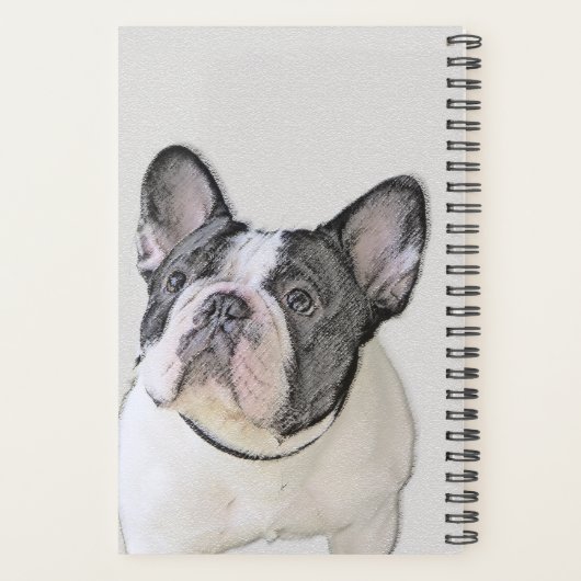 Franse Bulldog (Brindle Pied) - Schilderen - Dog A Planner (Achterkant)