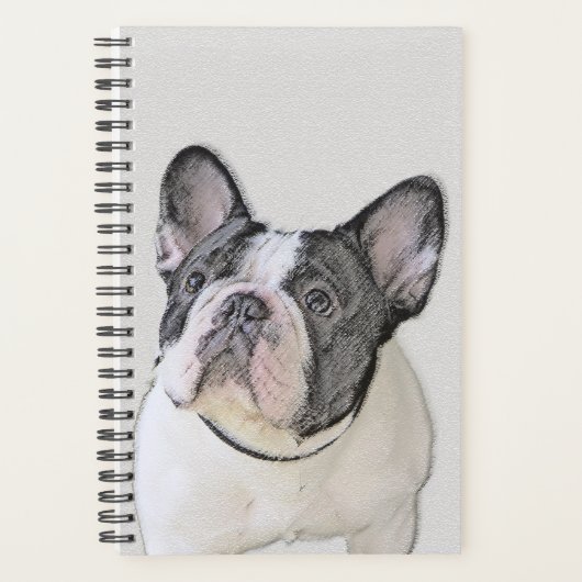 Franse Bulldog (Brindle Pied) - Schilderen - Dog A Planner (Voorkant)