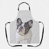Franse Bulldog (Brindle Pied) - Schilderen - Dog A Schort (Voorkant)