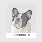 Franse Bulldog (Brindle Pied) - Schilderen - Dog A Sticker (Vel)