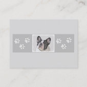 Franse Bulldog (Brindle Pied) - Schilderen - Dog A Visitekaartje (Achterkant)