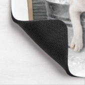 Franse Bulldog Brown & White Puppy Dog Inname Bath Muismat (Hoek)