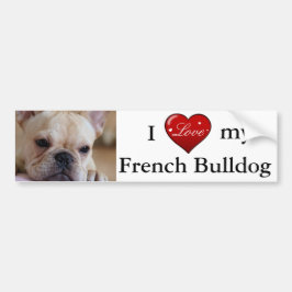 Franse Bulldog Bumpersticker